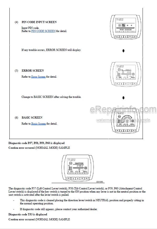 Photo 3 - Mitsubishi FBC23N FBC25N FBC25EN FBC25LN FBC30N FBC30LN Operation And Maintenance Manual Forklift OMFEA-AFB30-190
