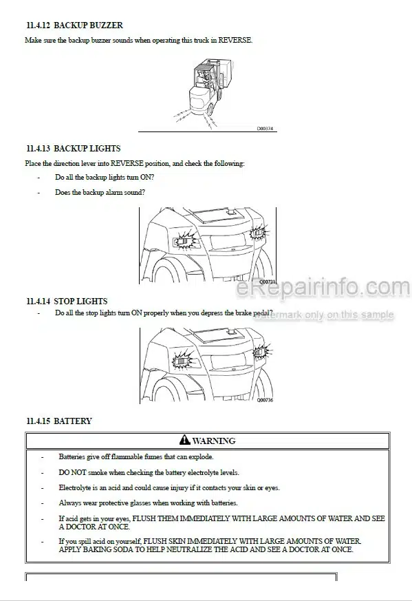 Photo 4 - Mitsubishi FD100N1 FD120N1 FD135N1 FD150AN1 FD160AN1 Service Manual Forklift Chassis And Mast 99799-50100
