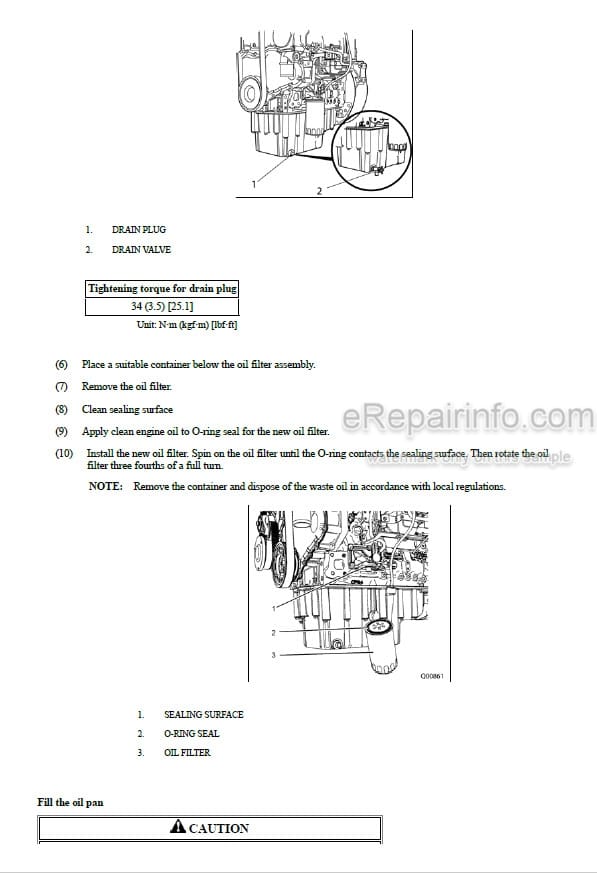 Photo 4 - Mitsubishi FD100N2 FD120N2 FD135N2 FD150AN2 FD160AN2 Operation And Maintenance Manual Forklift 99790-78100