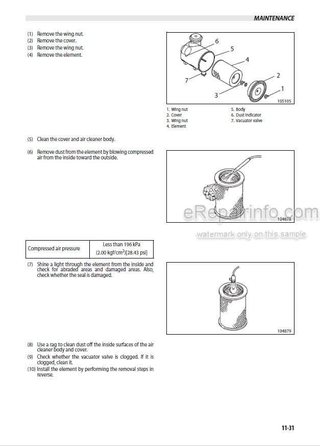 Photo 3 - Mitsubishi FD100NM1 FD120NM1 FD135NM1 FD150ANM Operation And Maintenance Manual Forklift 99790-77100 99790-77110