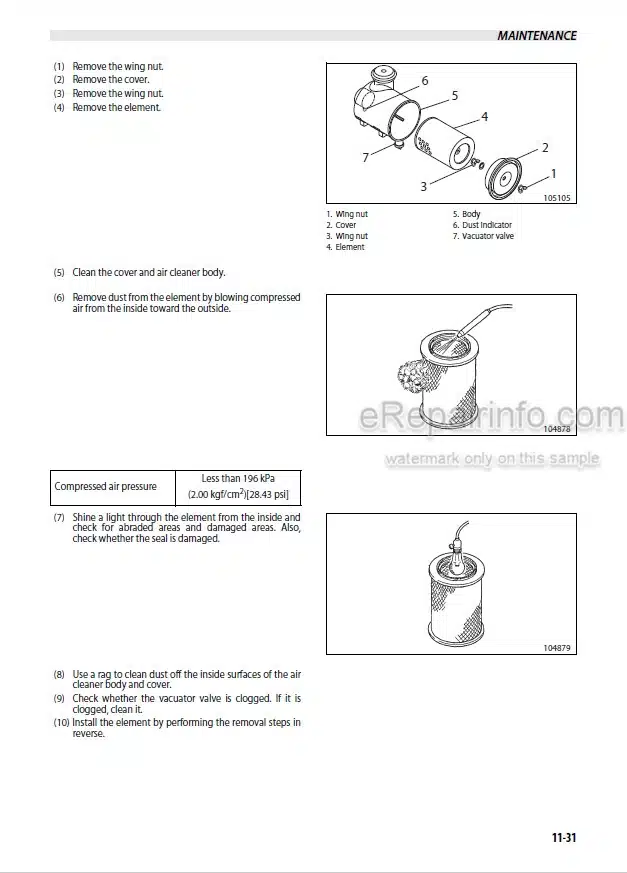 Photo 9 - Mitsubishi FD100NM1 FD120NM1 FD135NM1 FD150ANM Operation And Maintenance Manual Forklift 99790-77100 99790-77110