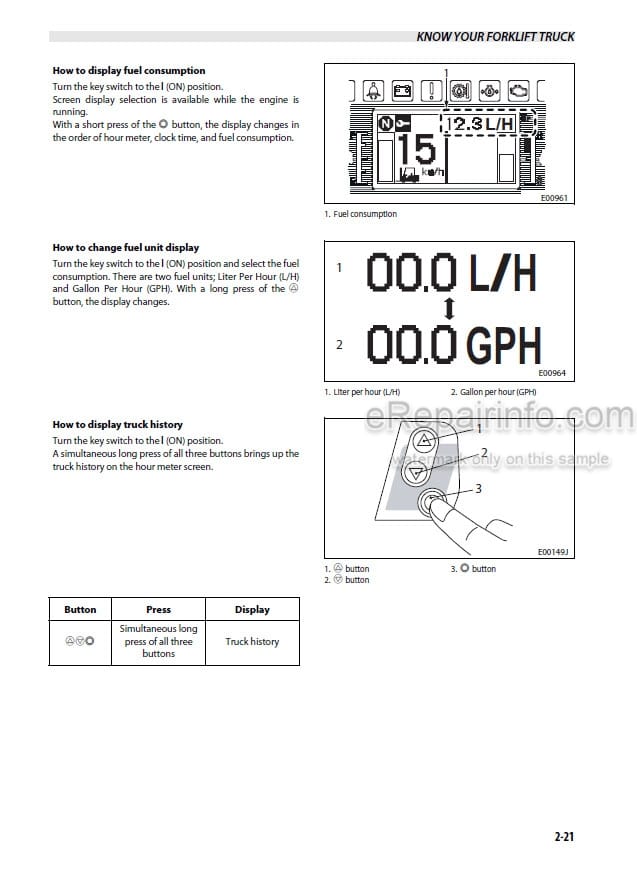 Photo 4 - Mitsubishi FD100NM1 FD120NM1 FD135NM1 FD150ANM Operation And Maintenance Manual Forklift 99790-77100 99790-77110