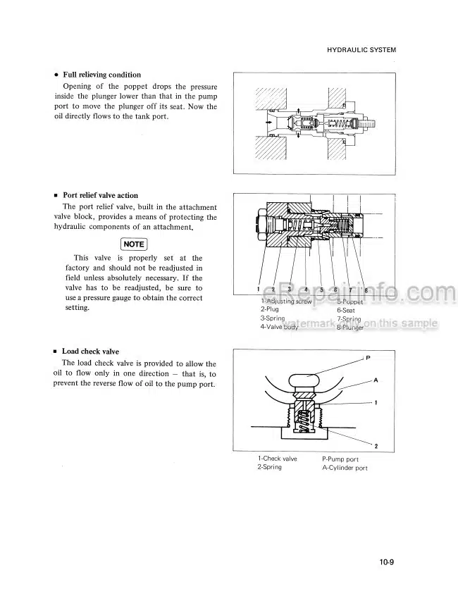 Photo 6 - Mitsubishi FD100 FD115 FD135 Service Manual Forklift 99799-07110