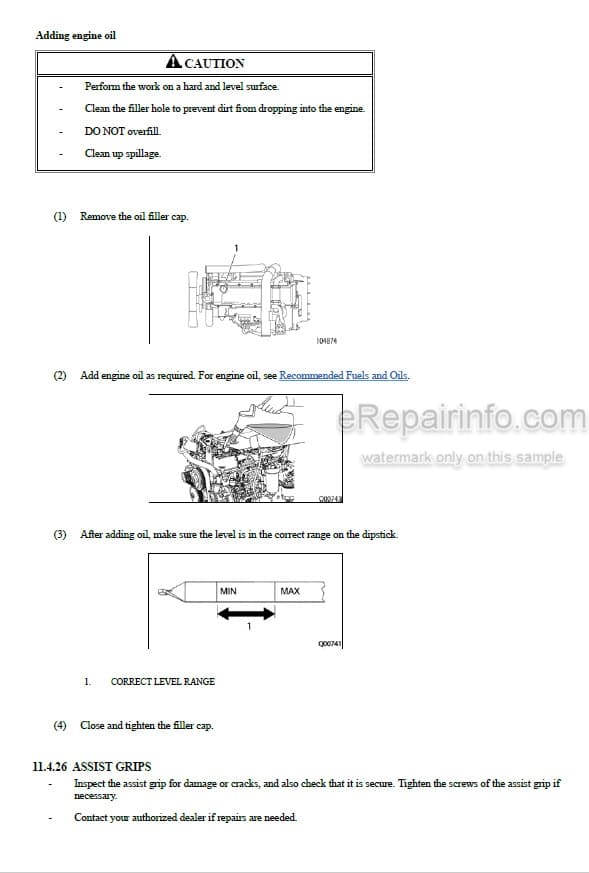 Photo 12 - Mitsubishi FD40N1 FD45N1 FD50CN1 FD50N1 FD55N1 Operation And Maintenance Manual Forklift 99730-7A130