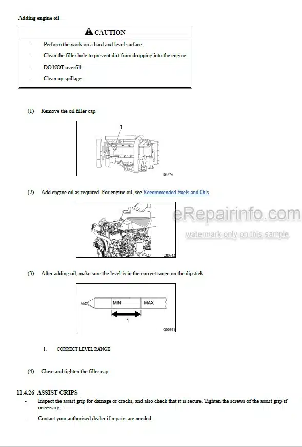 Photo 1 - Mitsubishi FD40N1 FD45N1 FD50CN1 FD50N1 FD55N1 Operation And Maintenance Manual Forklift 99730-7A130