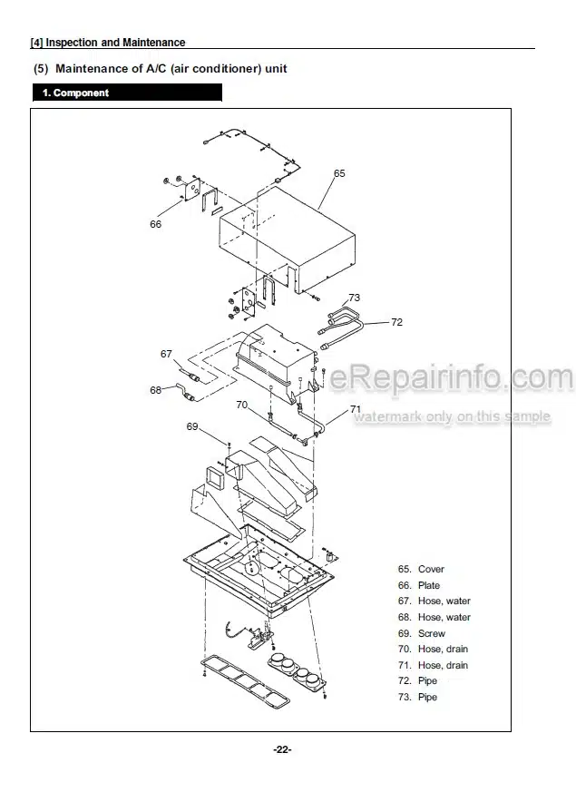 Photo 5 - Mitsubishi 5V15D 5V20D 5V25D 5V30D 5V35D Service Manual Supplement Mast 99739-151S0