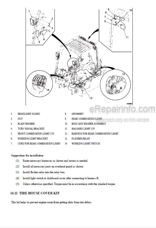 Photo 4 - Mitsubishi FD70N1 Service Manual Forklift Chassis And Mast 99709-70100
