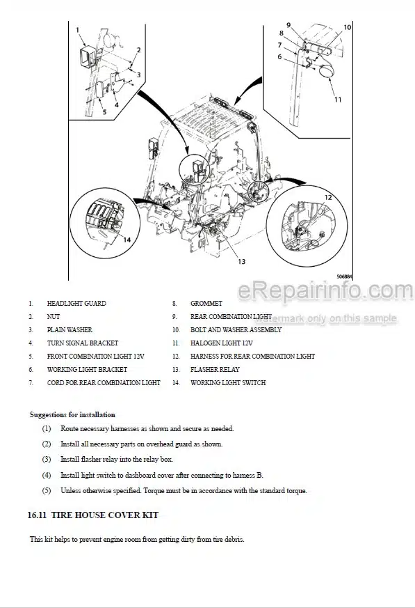 Photo 4 - Mitsubishi FD70N1 Service Manual Forklift Chassis And Mast 99709-70100