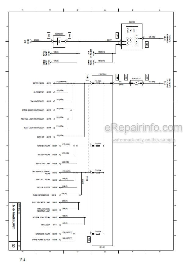 Photo 5 - Mitsubishi FD70NM Service Manual Forklift Chassis And Mast 99709-7C100