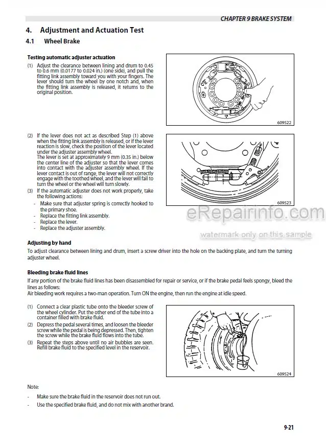 Photo 3 - Mitsubishi FD70N Service Manual Forklift Chassis And Mast 99709-7A100