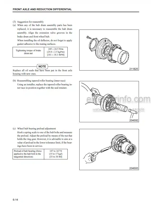 Photo 1 - Mitsubishi FD70 Service Manual Forklift Chassis Mast And Attachments 99709-77100