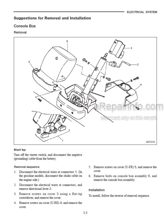 Photo 4 - Mitsubishi FG15K FG18K FG20K FG20K-HO FG25K FG25K-HO FG30K FG35K FD20K FD25K FD30K FD35K Service Manual Forklift 99719-72130