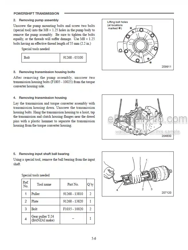 Photo 7 - Mitsubishi FG15K FG18K FG20K FG20K-HO FG25K FG25K-HO FG30K FG35K FD20K FD25K FD30K FD35K Service Manual Forklift 99719-72130