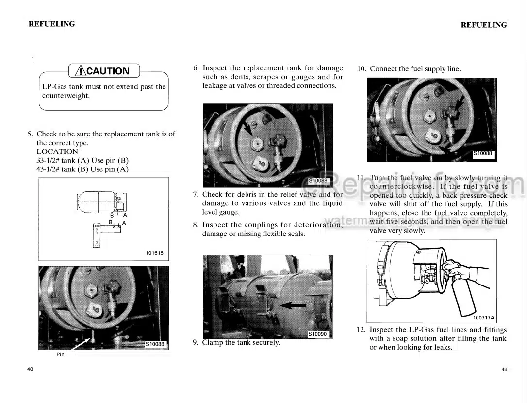 Photo 4 - Mitsubishi FG15 FG18 FG20 FG25 FG30 FG35A FD20 FD25 FD30 FD35A Operation And Maintenance Manual Forklift 99710-71120