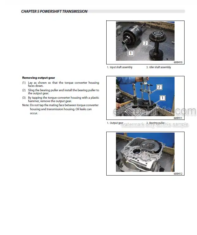 Photo 2 - Mitsubishi FG20S FG25S FG30S FD20HS FD25HS FD30HS Service Manual Forklift Chassis And Mast 99729-10110