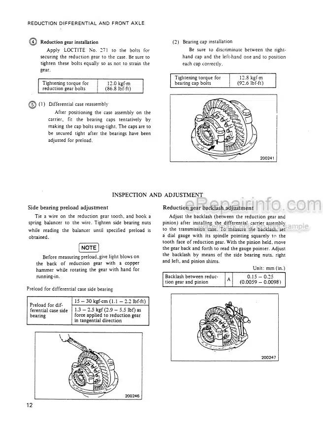 Photo 7 - Mitsubishi FG40K FG40KL FD40K FD40KL FG45K FG50K FD45K FD50K Service Manual Forklift 99739-76100