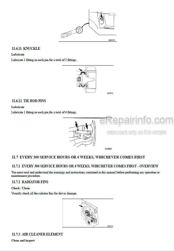 Photo 5 - Mitsubishi FGC35K FGC40K FGC45K FGC55K FGC60K FGC70K Operation And Maintenance Manual Forklift 99730-7D120