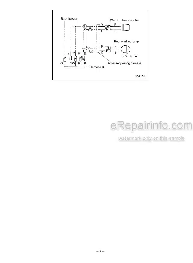 Photo 3 - Mitsubishi FGC35K FGC40K FGC40K STC FGC45KC FGC45K FGC55K FGC55K FGC60K FGC70K FGC70K STC Service Manual Supplement Forklift 99739-93100