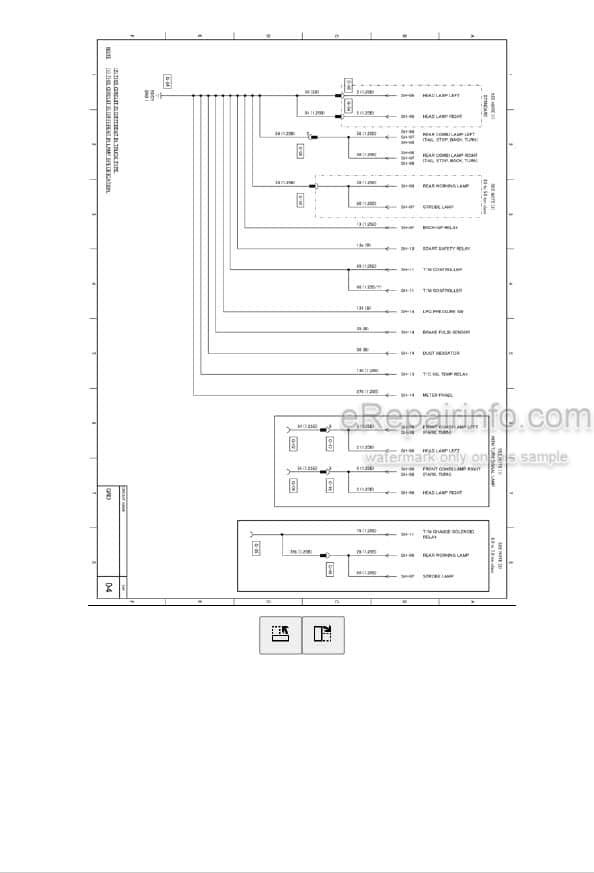Photo 4 - Mitsubishi FGC35K FGC40K FGC45K FGC55K FGC60K FGC70K Service Manual Forklift Chassis And Mast 99739-7D110