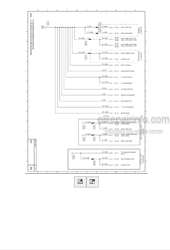 Photo 4 - Mitsubishi FGC35K FGC40K FGC45K FGC55K FGC60K FGC70K Service Manual Forklift Chassis And Mast 99739-7D110