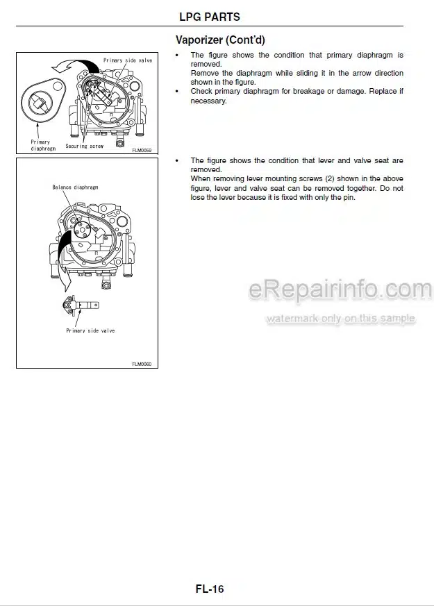 Photo 7 - Mitsubishi 6G72 Service Manual Gasoline Engine For Forklift 99739-74110