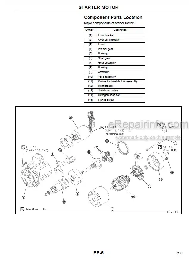 Photo 5 - Mitsubishi K25 Service Manual Gasoline Engine For Forklift