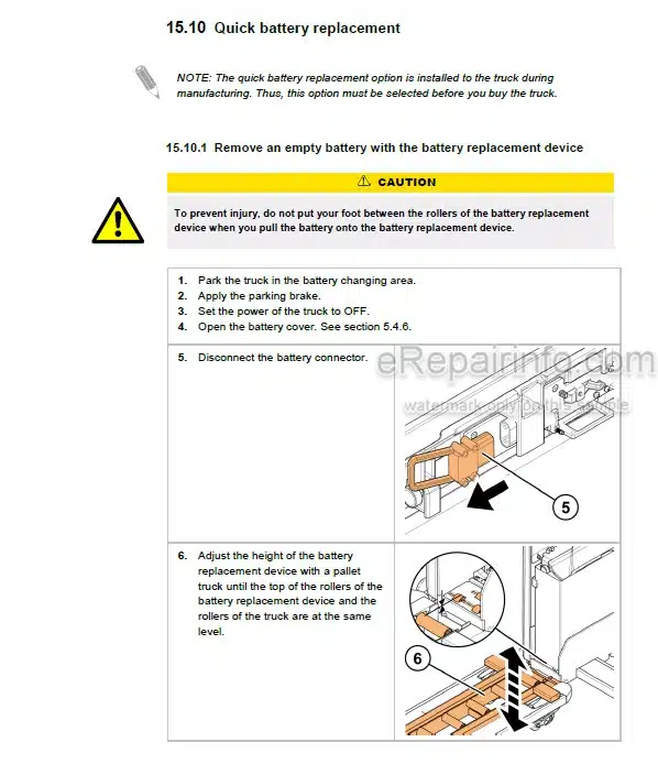 Photo 10 - Mitsubishi OPB20NE OPB20NEP OPB10NEF OPB10NEFP OPB20NEX OPB20NEXP TBR30N Service Manual Lift Truck 624878 ENG FRA DE