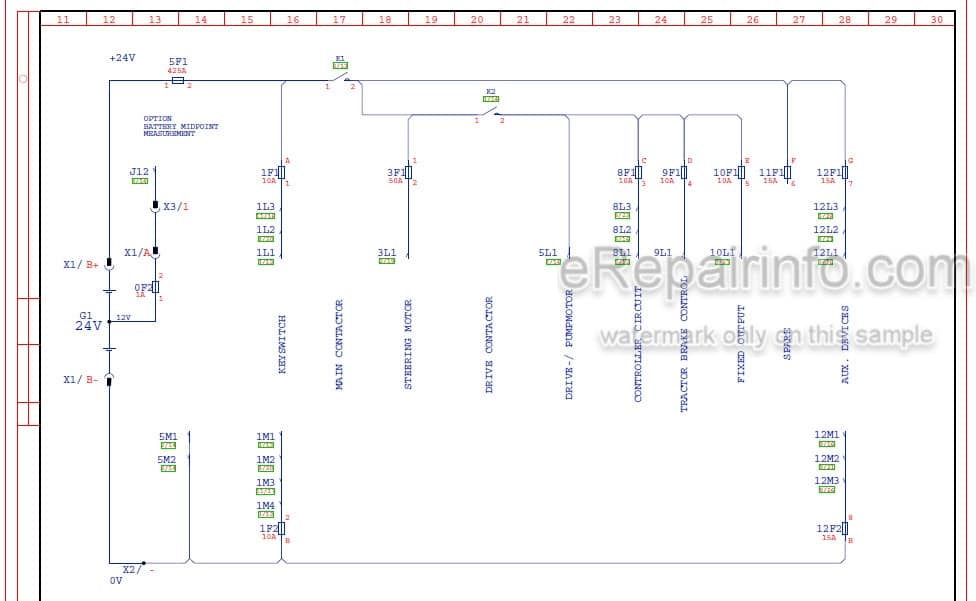 Photo 5 - Mitsubishi OPB20NE OPB20NEP OPB10NEF OPB10NEFP OPB20NEX OPB20NEXP TBR30N Service Manual Lift Truck 624878 ENG FRA DE