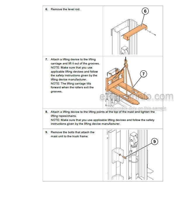 Photo 3 - Mitsubishi OPB20NE OPB20NEP OPB10NEF OPB10NEFP OPB20NEX OPB20NEXP TBR30N Service Manual Lift Truck