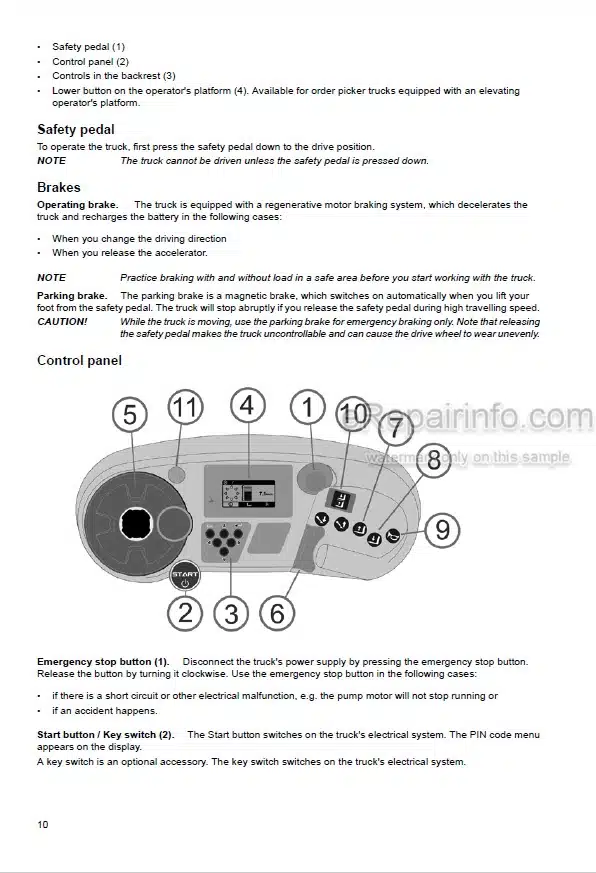 Photo 5 - Mitsubishi OPB20NS OPB20NSP OPB10NSF OPB10NSPF Operation And Maintenance Manual Lift Truck WWHOU-00111