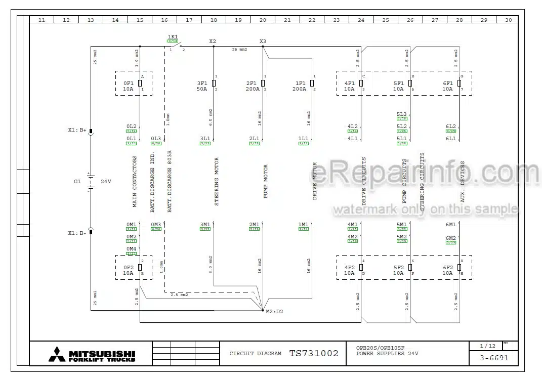 Photo 4 - Mitsubishi OPB20S OPB20SP OPB10SF OPB10SPF Operation And Maintenance Manual Lift Truck