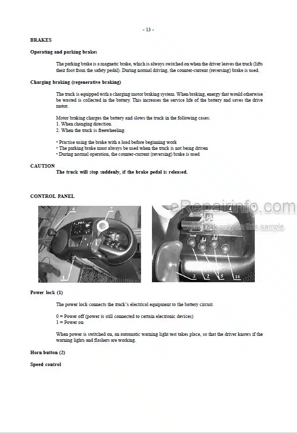 Photo 5 - Mitsubishi OPB08H OPBH08K OPBH10KC OPBH10K OPBH10KH Operation And Maintenance Manual Lift Truck