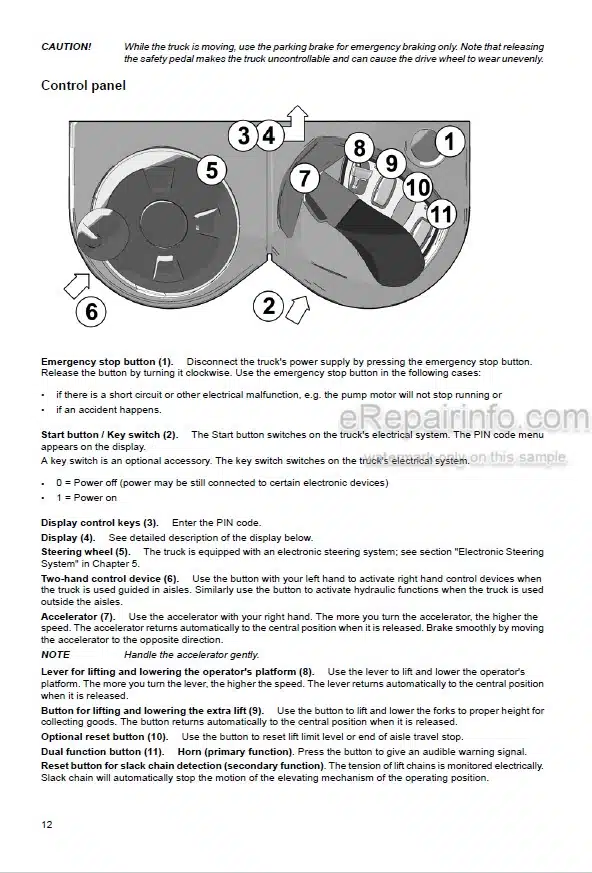 Photo 4 - Mitsubishi OPBH10N OPBH10NH Operation And Maintenance Manual Lift Truck WWHOU-00212