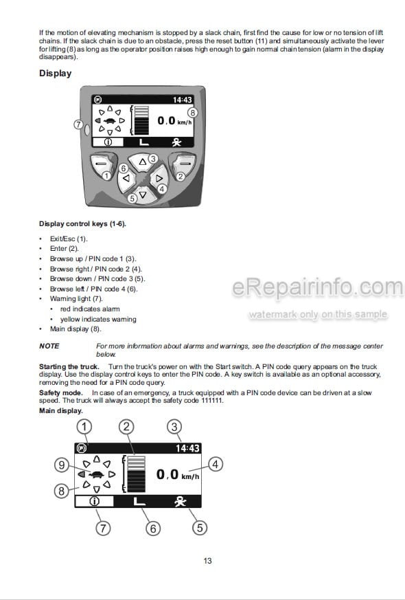Photo 5 - Mitsubishi OPBH10N OPBH10NH Service Manual High Level Order Picker