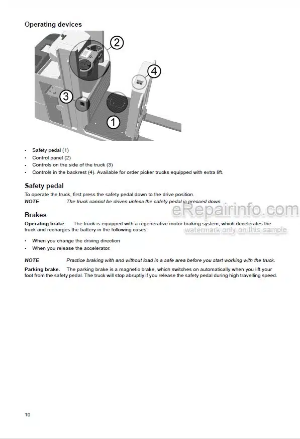 Photo 5 - Mitsubishi OPBMK10K Operation And Maintenance Manual Lift Truck