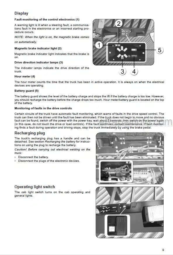 Photo 11 - Mitsubishi OPBMK10K Operation And Maintenance Manual Lift Truck