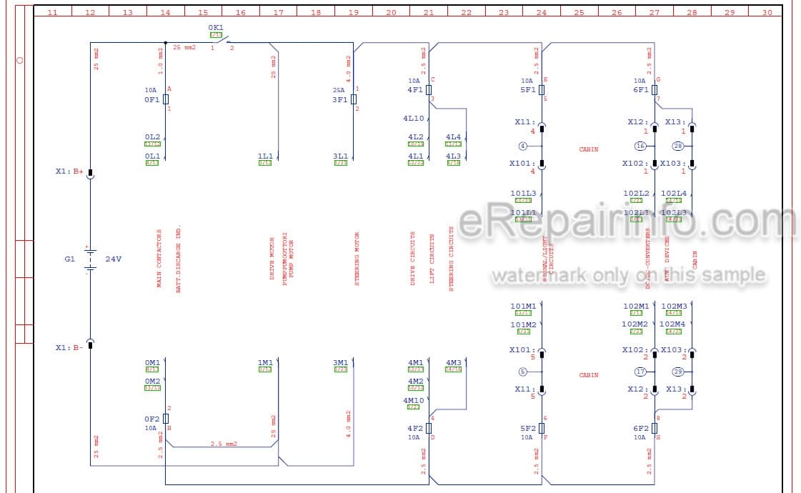 Photo 4 - Mitsubishi OPBMK10K Operation And Maintenance Manual Lift Truck