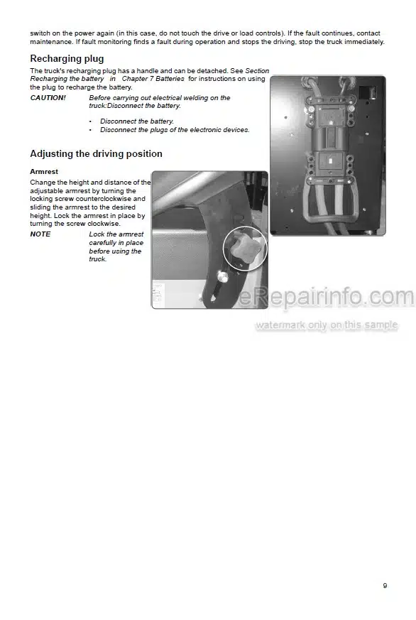 Photo 3 - Mitsubishi PBR20K Operation And Maintenance Manual Pallet Truck