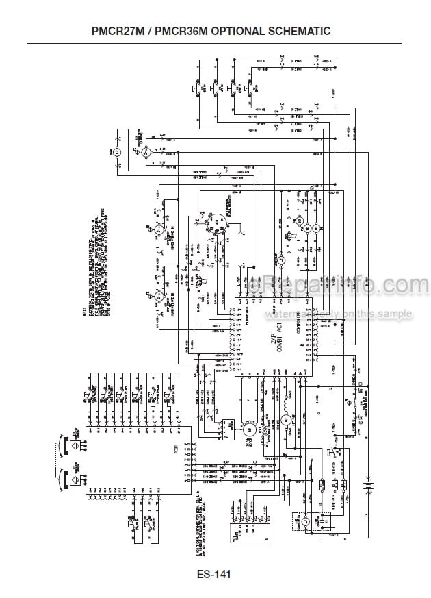 Photo 4 - Mitsubishi PMCR27M PMCR26M PMT45M Service Manual Walkie Rider