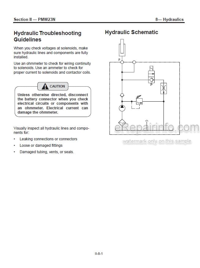 Photo 4 - Mitsubishi PMW23N Operation And Maintenance Manual Pallet Walkie WEBU6630-01