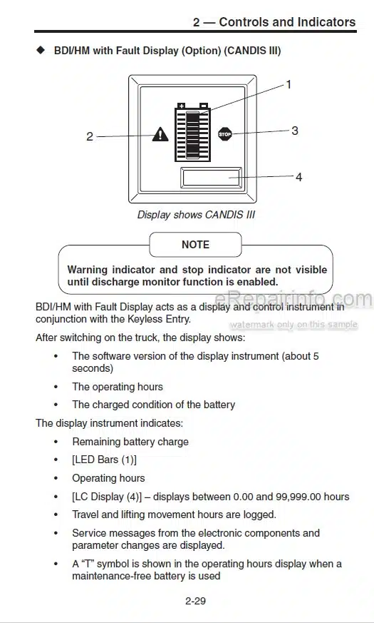 Photo 9 - Mitsubishi PMWR30N PMWR40N Operation And Maintenance Manual Pallet Walkie WEBU6650-01