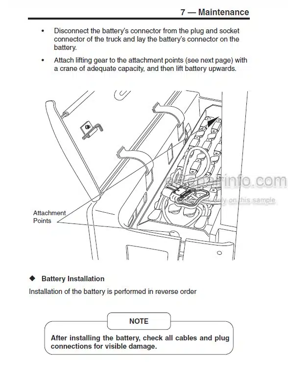 Photo 12 - Mitsubishi PMWT15N PMWT18N Operation And Maintenance Manual Pallet Walkie WEBU6652