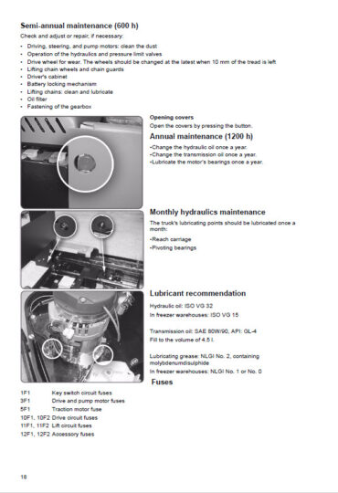Photo 5 - Mitsubishi RB14N RB14NH RB16NC RB16NHC RB16NS RB16NHS RB16N RB16NH RB20NH RB25NH Operation And Maintenance Manual Reach Truck WWHRU-00012