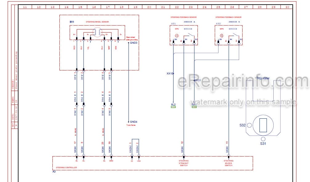 Photo 4 - Mitsubishi RB14N2S RB14N2HS RB16N2S RB16N2HS RB16N2 RB16N2H RB16N2C RB16N2HC RB20N2H RB20N2X RB25N2X Operation And Maintenance Manual Reach Truck 621186