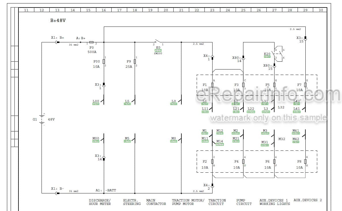 Photo 4 - Mitsubishi RB14 RB16 RB16C RB20 RB20H RB25H NR14 NR16 NR16C NR20 NR20H NR25H Operation And Maintenance Manual Reach Truck