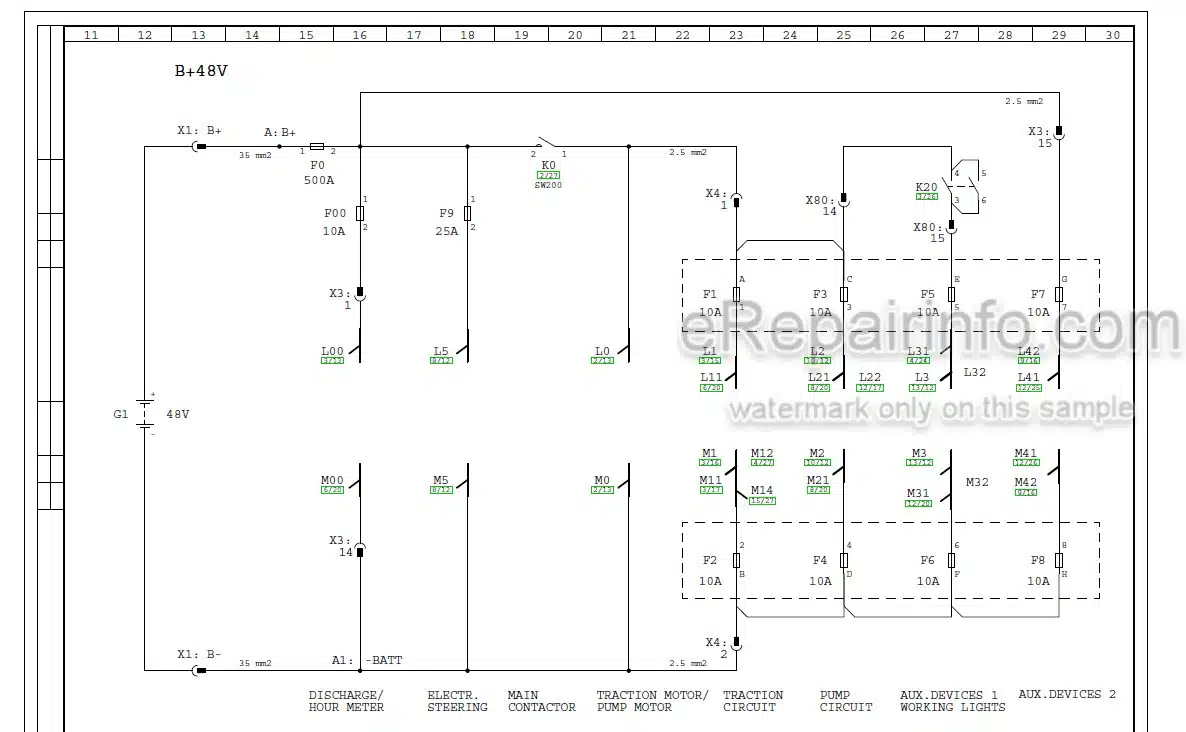 Photo 4 - Mitsubishi RB14 RB16 RB16C RB20 RB20H RB25H NR14 NR16 NR16C NR20 NR20H NR25H Operation And Maintenance Manual Reach Truck