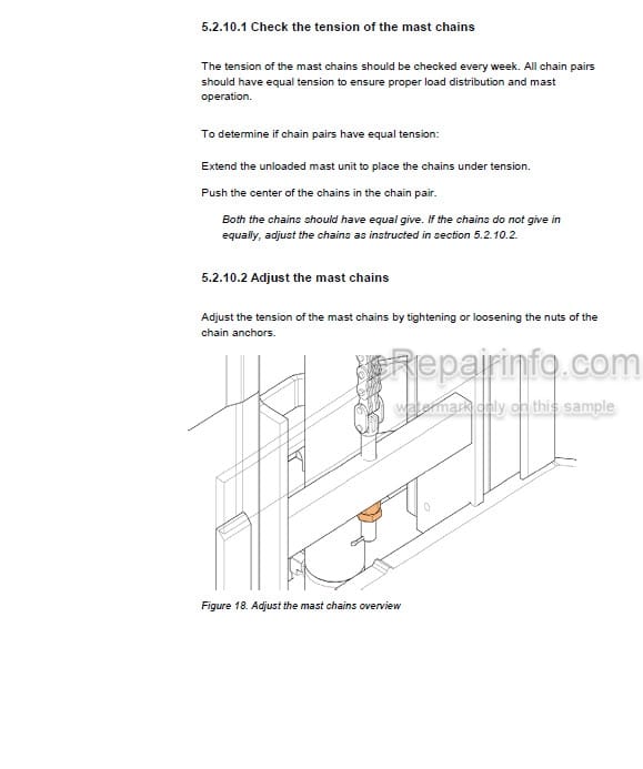 Photo 5 - Mitsubishi RBM20K RBM25K Service Manual Multi Way Reach Truck 631057