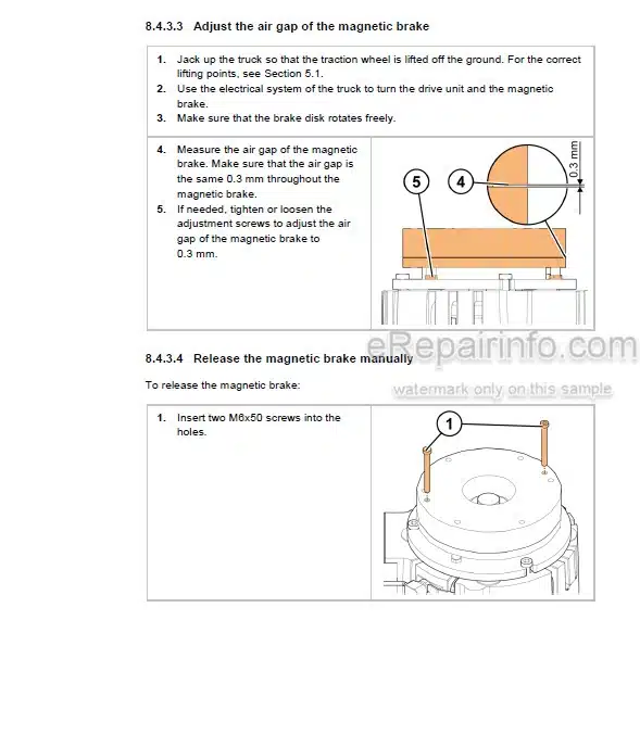 Photo 4 - Mitsubishi RBM20N2 RBM25N2 Service Manual Lift Truck 633560