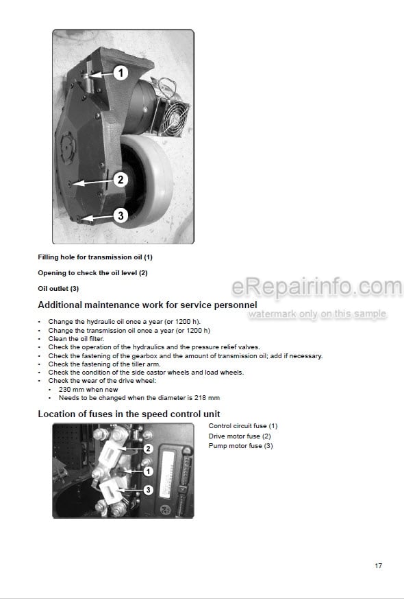 Photo 7 - Mitsubishi RBM20N2 RBM25N2 Operation And Maintenance Manual Reach Truck 631965