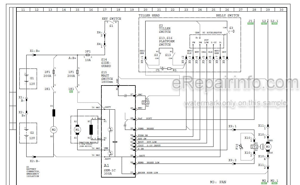 Photo 4 - Mitsubishi SBD16K Operation And Maintenance Manual Reach Truck